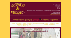 Desktop Screenshot of growersorganics.com